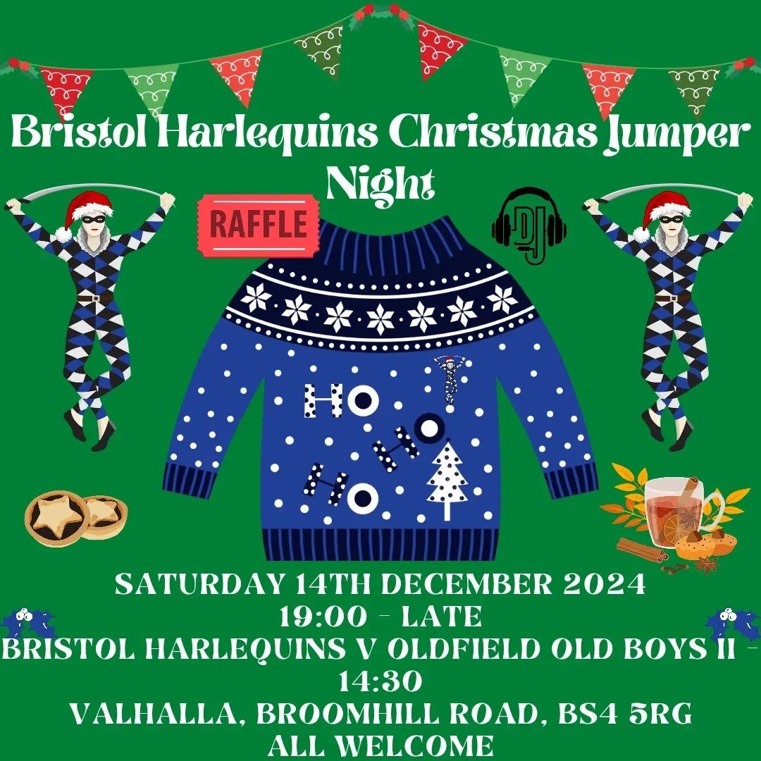 Bristol Harlequins Christmas Jumper Night