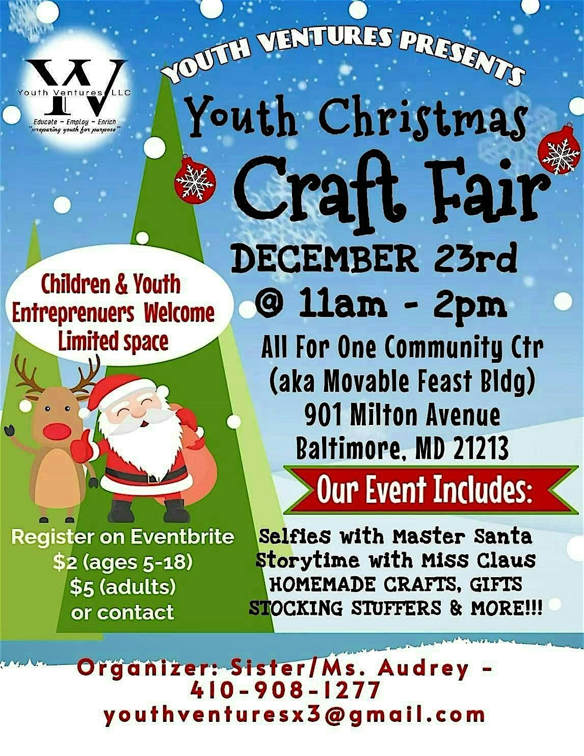 Youth Christmas Craft Fair