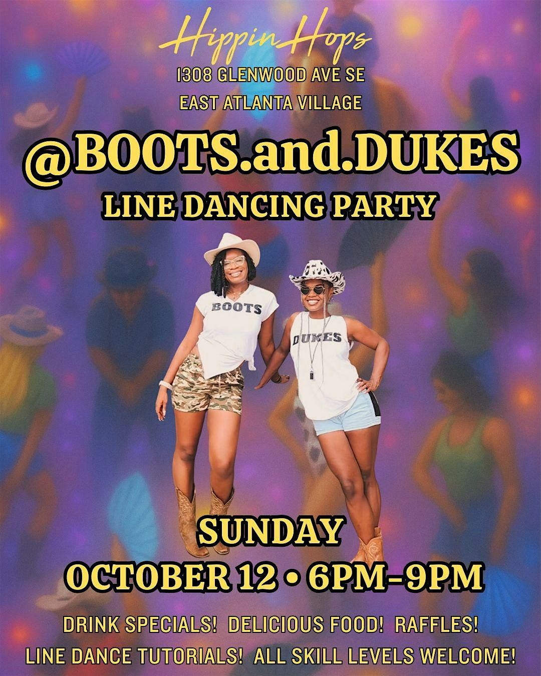 "BOOTS and DUKES" Line Dance Party