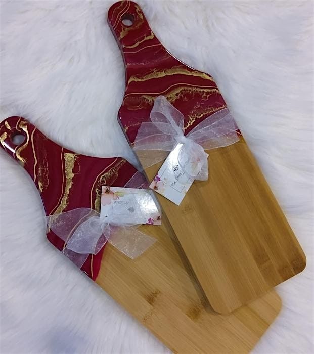 Copy of 2 Resin Charcuterie Boards  at Canopy