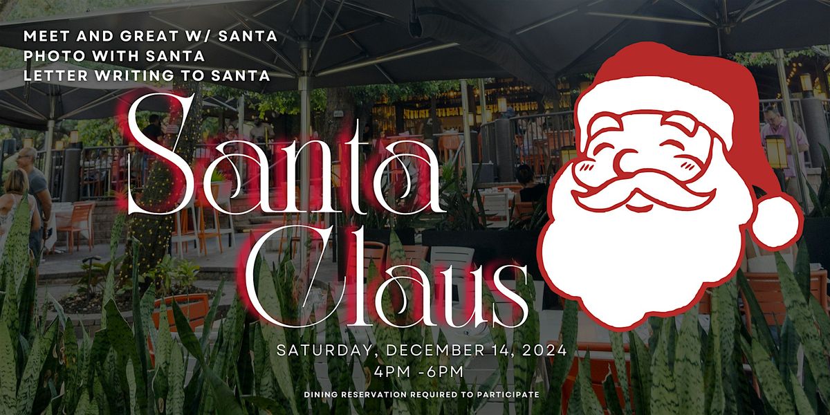 Join us for a magical Santa Meet & Greet at Glass & Vine! \u2728