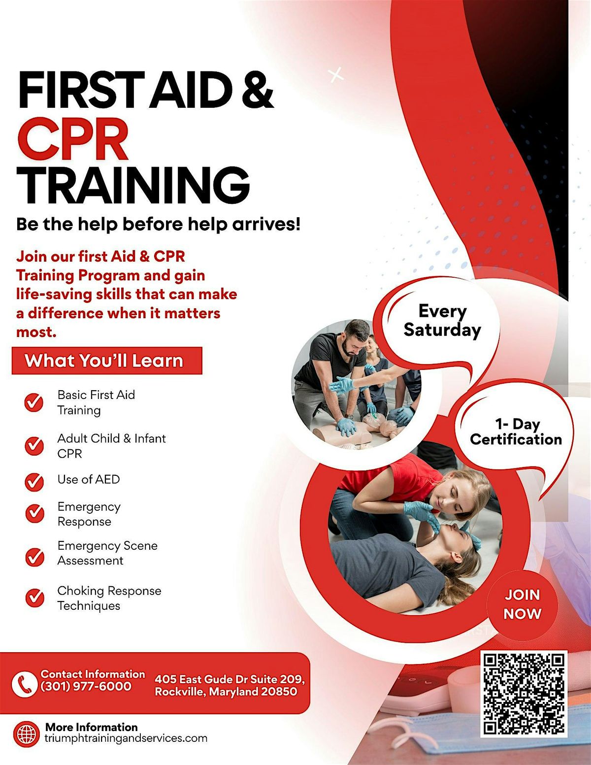 Copy of CPR\/ AED\/ First Aid Training