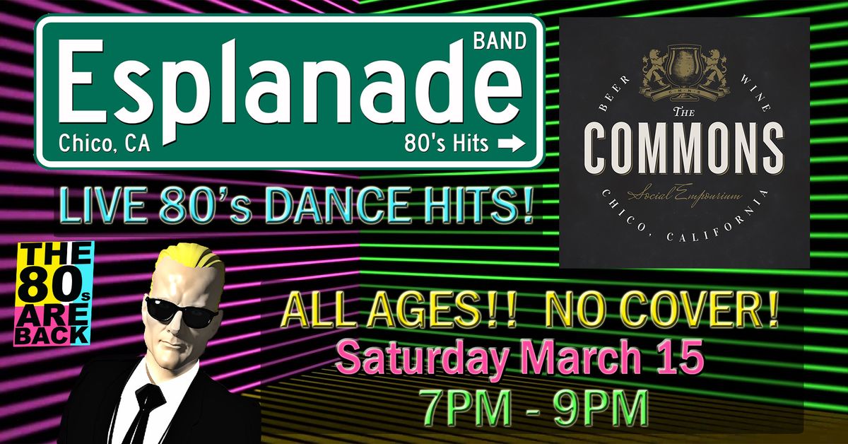 ALL AGES 80's Dance Party at The Commons