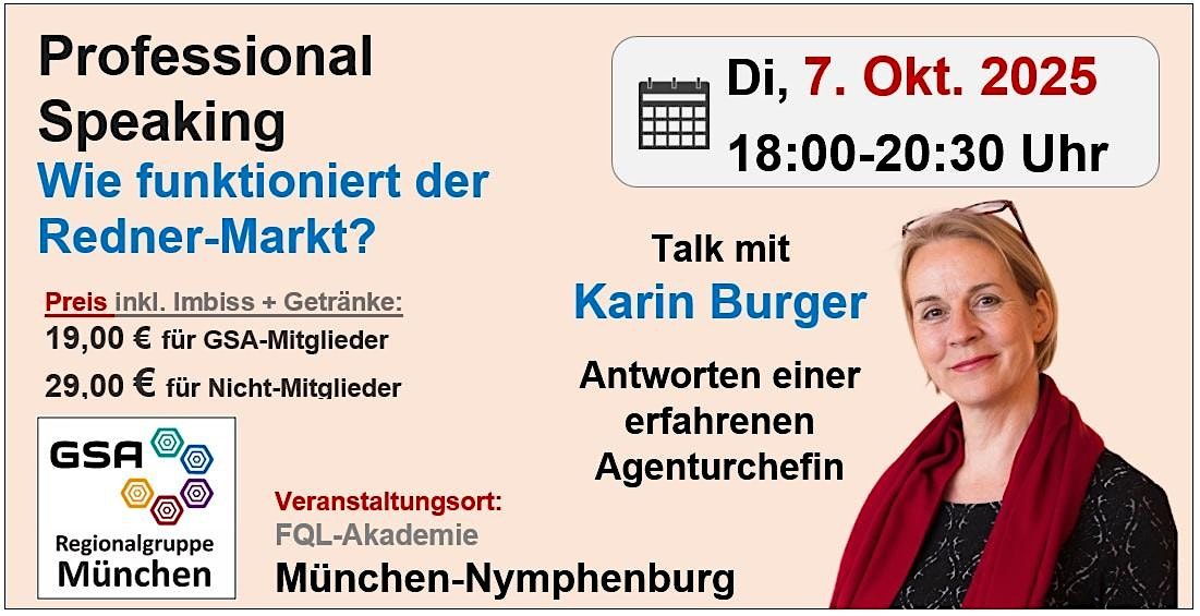 Professional Speaking - Wie funktioniert der Redner-Markt?
