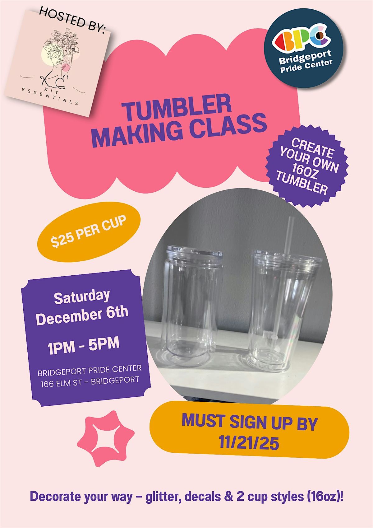 Tumbler-Making Workshop
