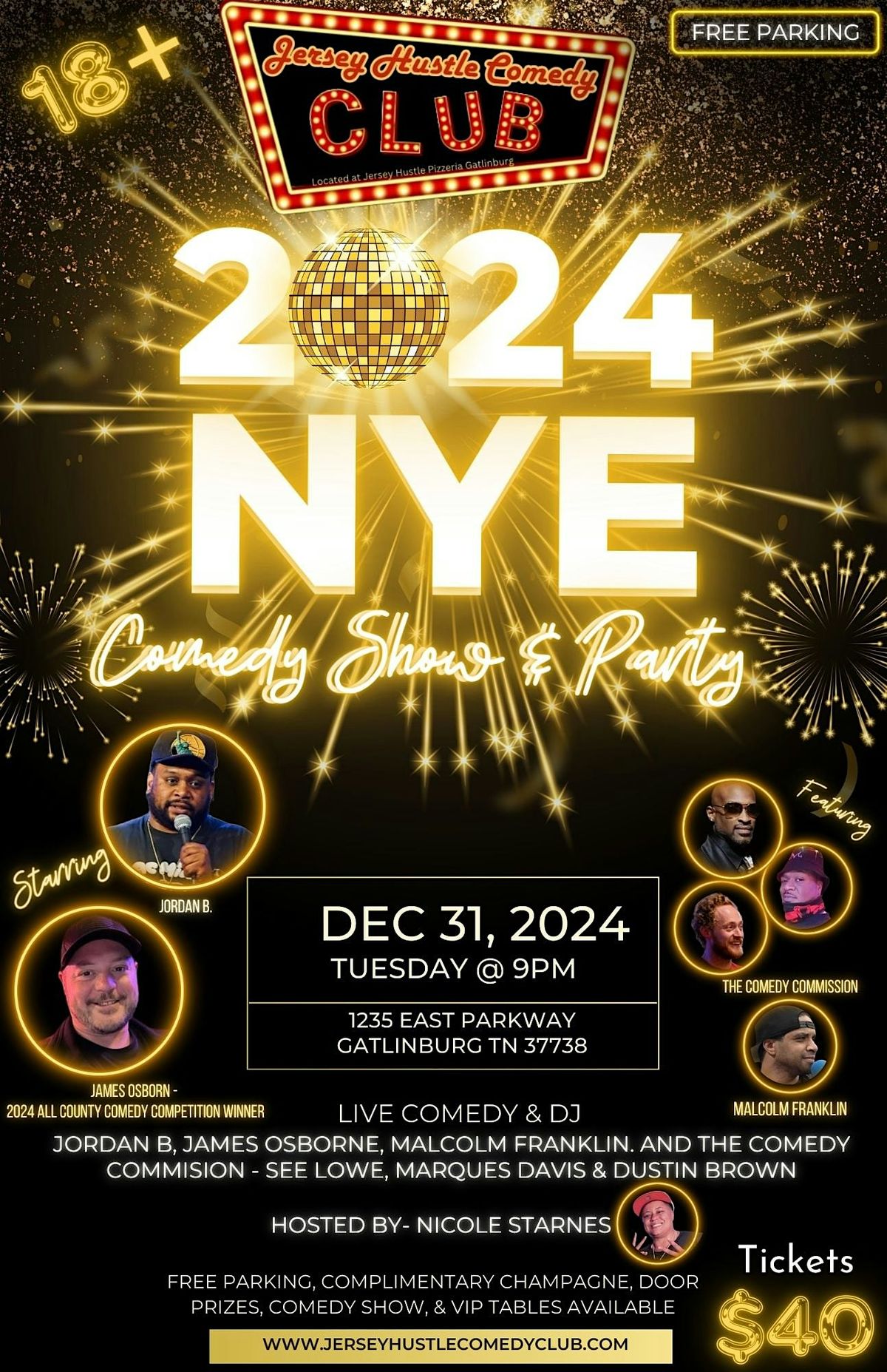 New Year's Eve Comedy Show & Party