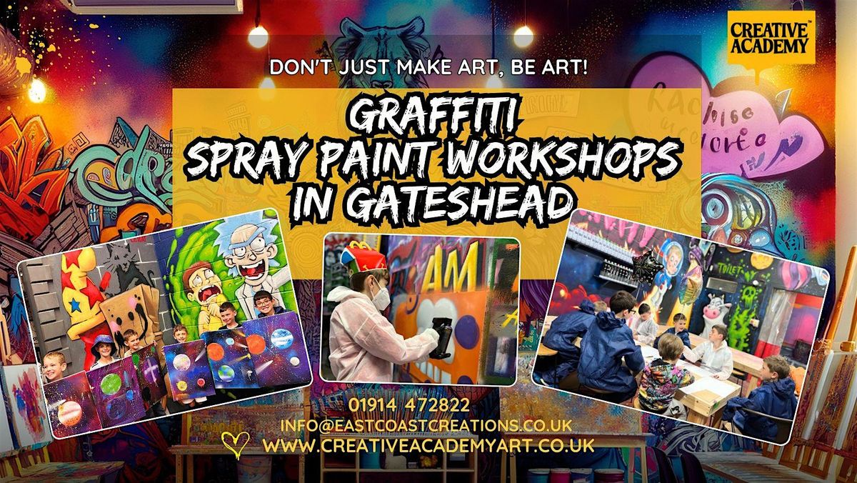 CHRISTMAS GRAFFITI SPRAY PAINT WORKSHOP (Ages 8+)
