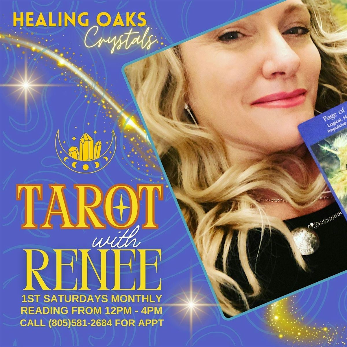 Personal Tarot  Crystal Guidance with Renee \u2013 First Saturdays Simi Valley