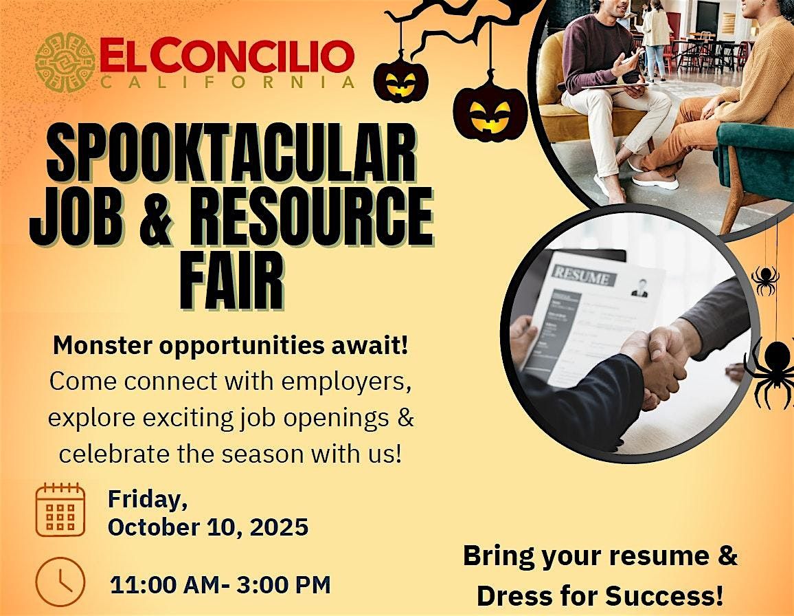 Welcome to the SPOOKTACULAR JOB & RESOURCE FAIR!