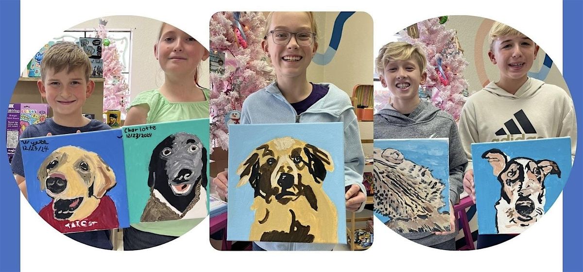 Kids "Paint Your Pet" at ArtSocial 805