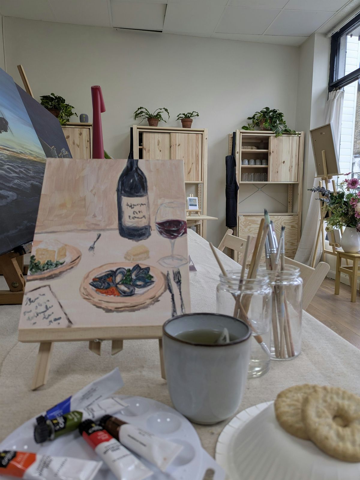 Tea, Biscuits and Paint