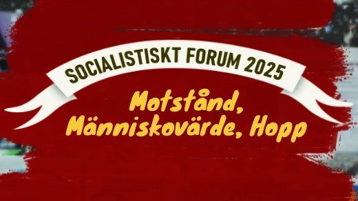 Socialistiskt Forum 2025 