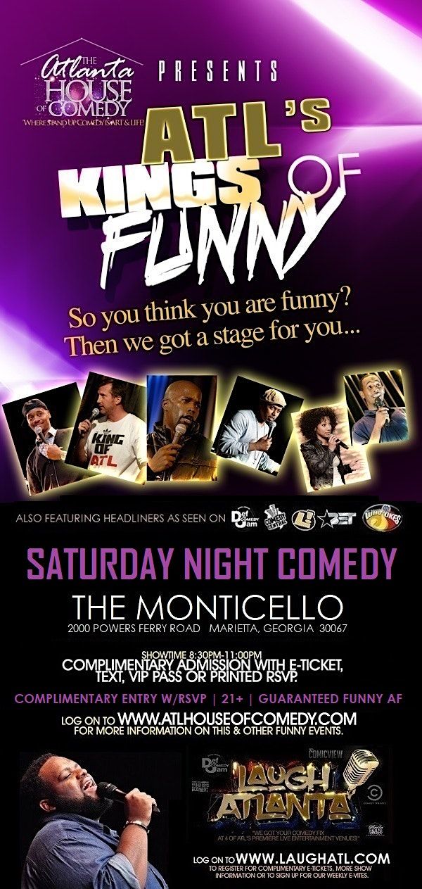 ATL's Kings of Funny Thursday at Monticello