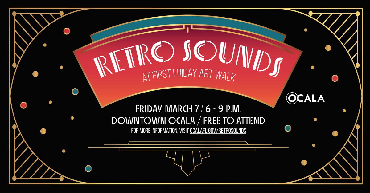 2025 Retro Sounds at First Friday Art Walk