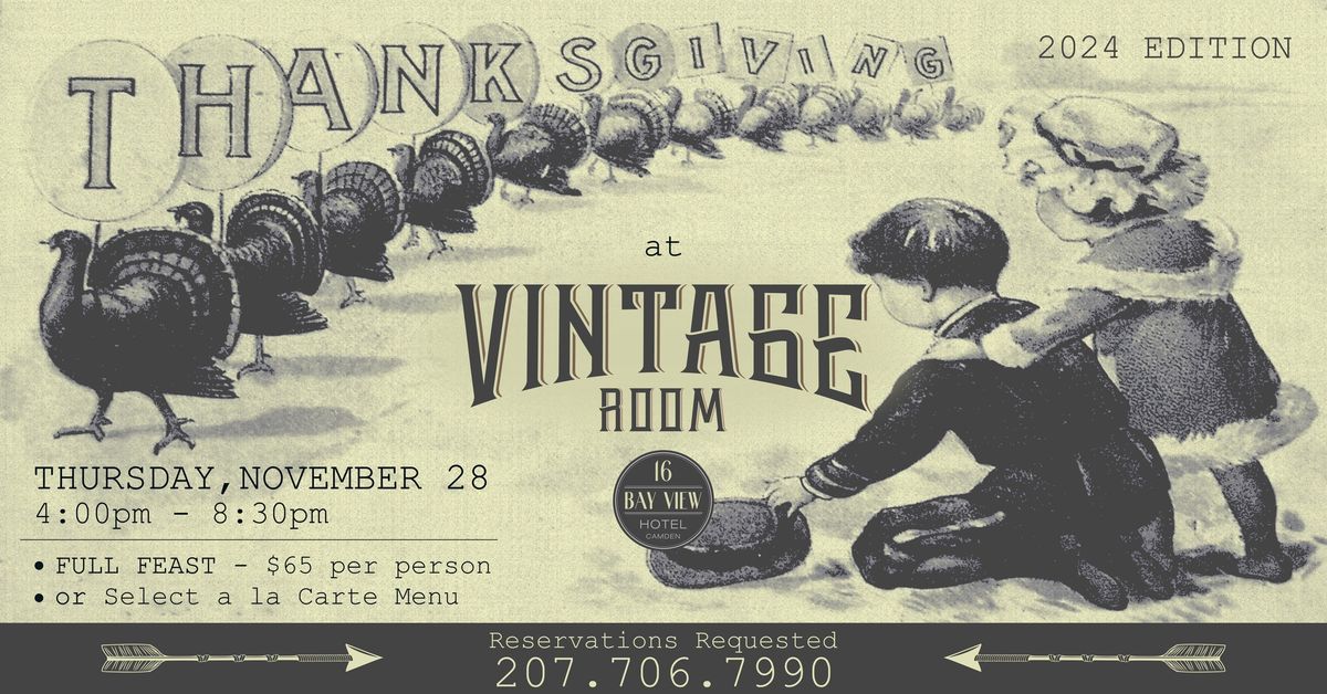 Thanksgiving at Vintage Room