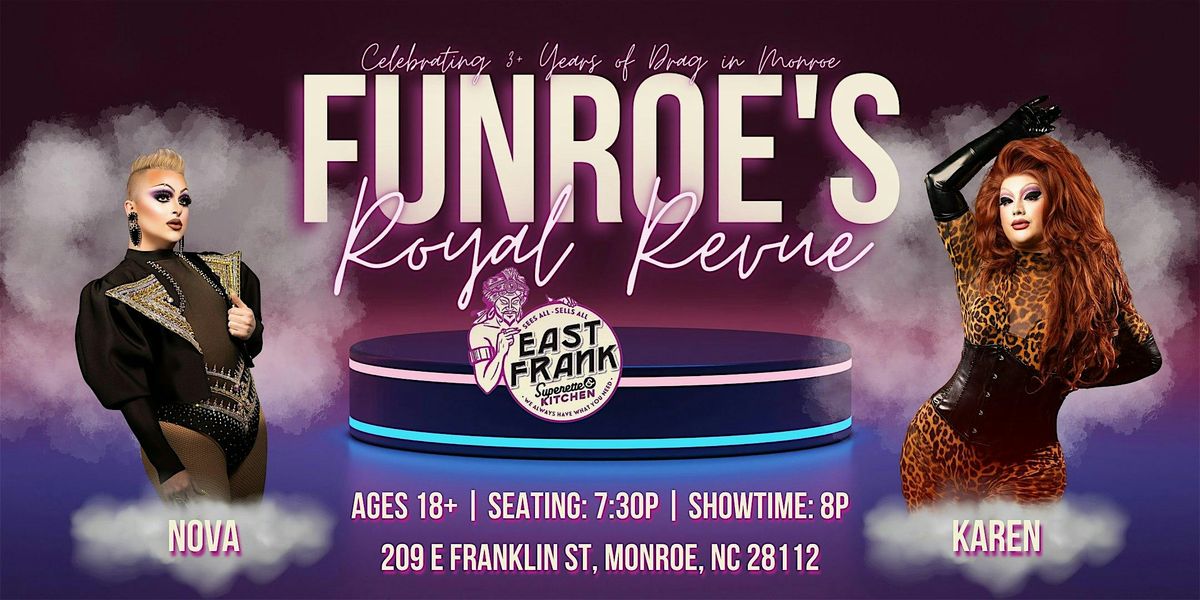 November DRAG Bingo Royal Review at East Frank!