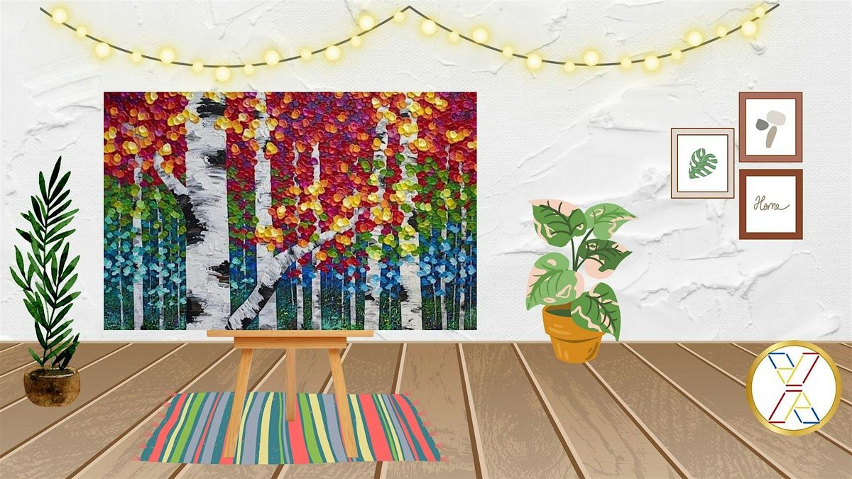 BYOB Finger Painting Party: Fall Trees