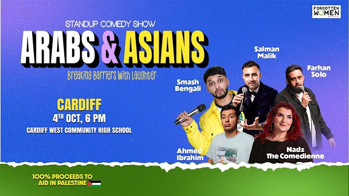 Arabs & Asians Stand-up Comedy Show  Cardiff