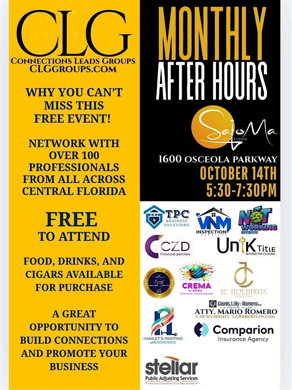 CLG After Hours October - FREE