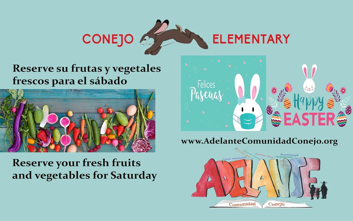 Conejo Elementary Frutas y Vegetales \/ Fruits and Vegetables