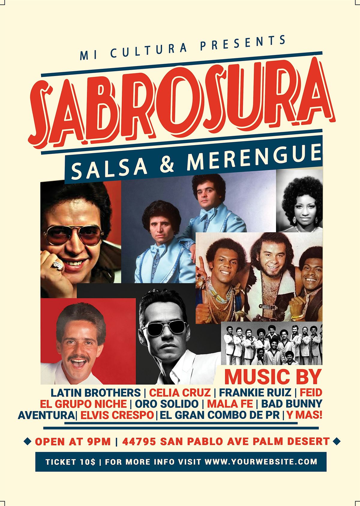 Sabrosura | Salsa, Merengue y mas!