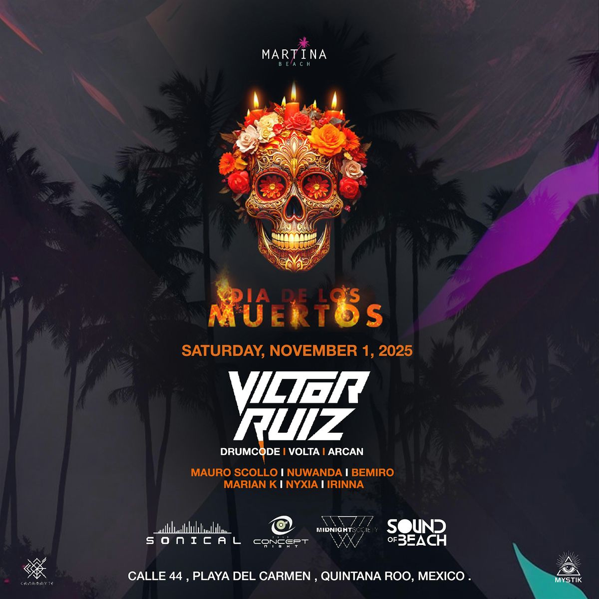 Victor Ruiz Playa Del Carmen D\u00eda de Muertos