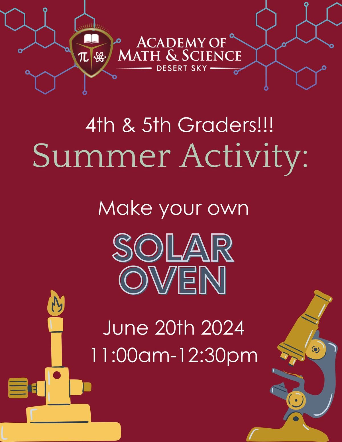 Summer Activity: 4th & 5th Grade- Make Your Own Solar Oven