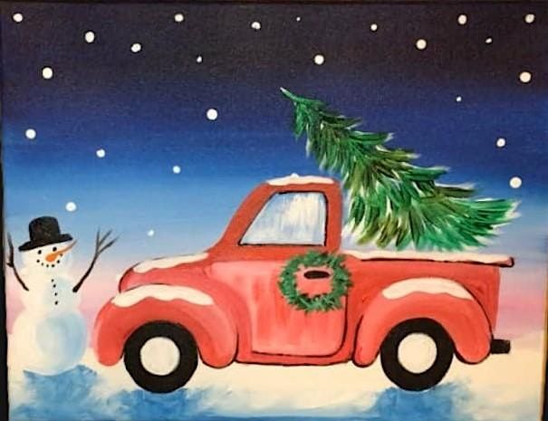 A Vintage Christmas Paint Party at the Belvidere Mansion