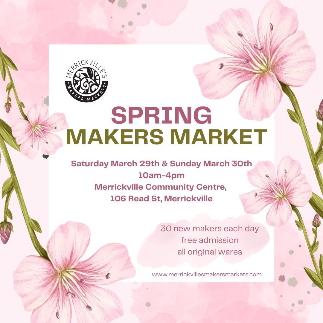 Merrickville's Makers Spring Market 2025