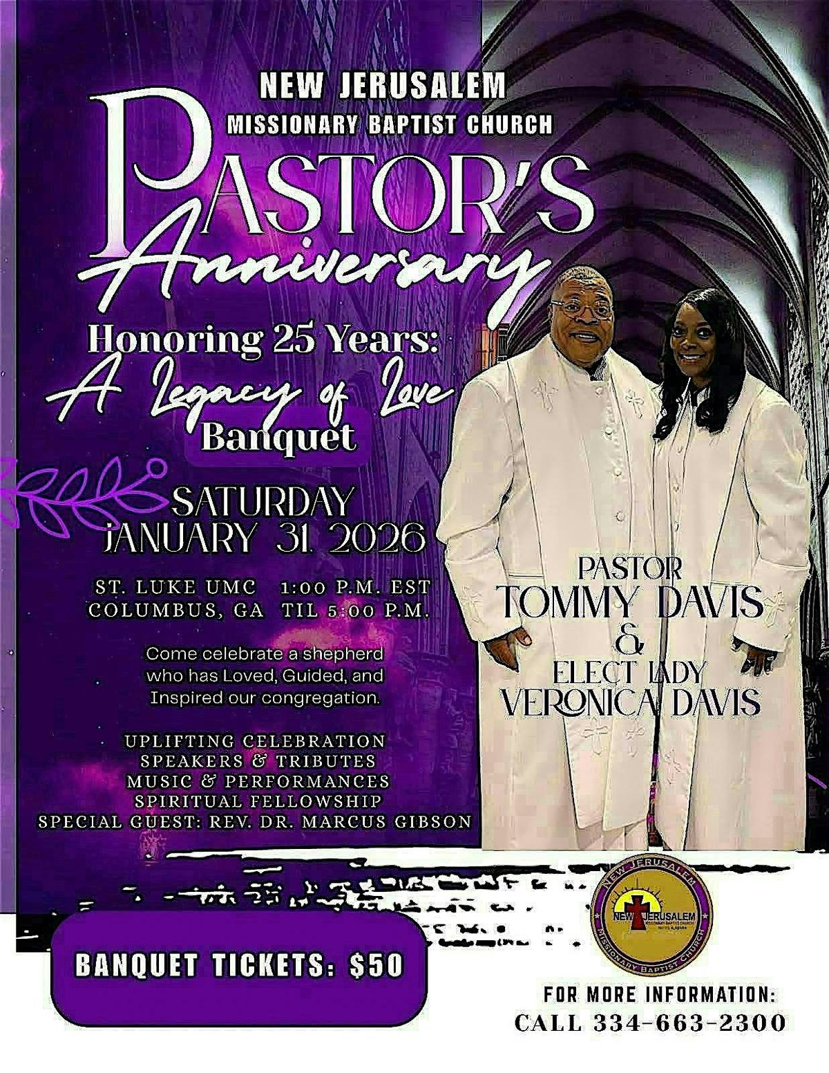 Honoring 25 Years: A Legacy of Love Banquet