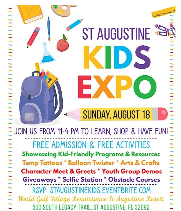 Join us as we attend the Kids Expo @ the WGV Renaissance St. Augustine Resort