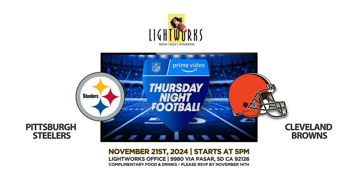 Thursday Night Football: Pittsburgh Steelers vs Cleveland Browns