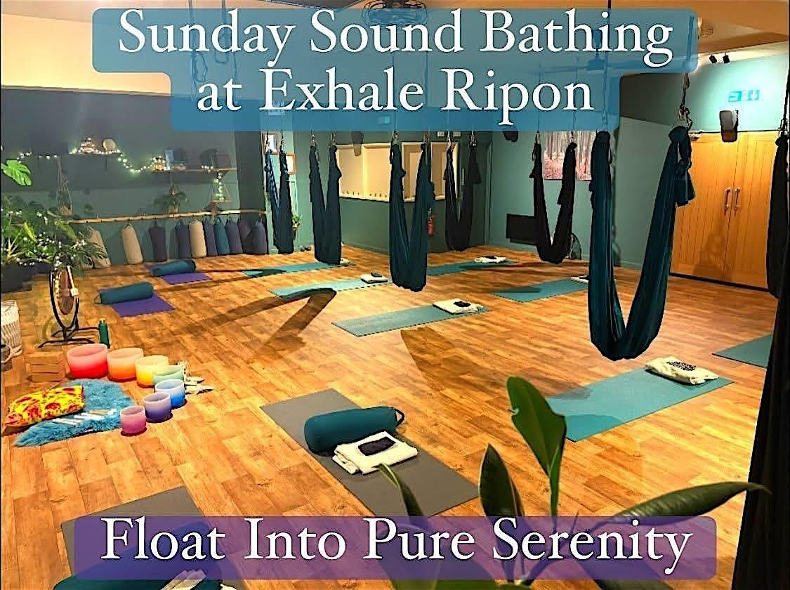 Floating Sound Bath Ripon Crystal Singing Bowls Aura Gong Reiki Drumming