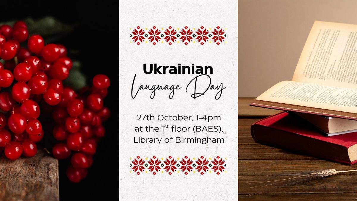 Ukrainian Language Day in Birmingham