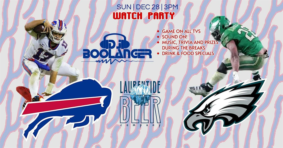 Buffalo Bills vs. Philadelphia Eagles Watch Party