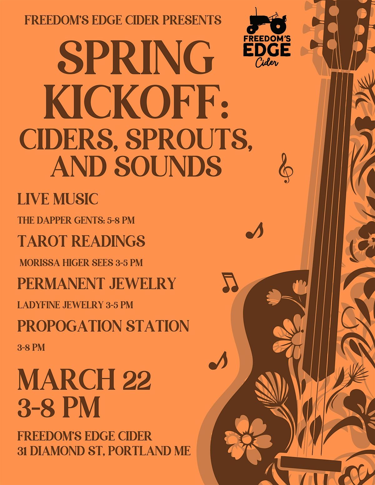 Ciders, Sprouts, and Sounds