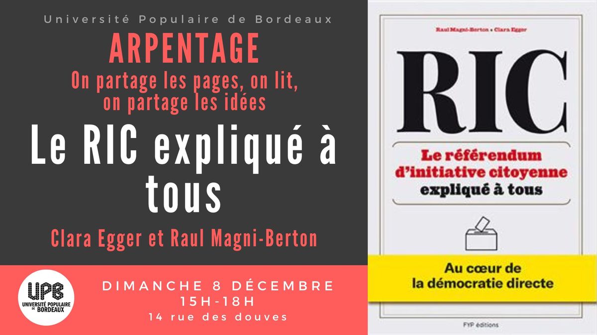 Arpentage : Le RIC expliqu\u00e9 \u00e0 tous