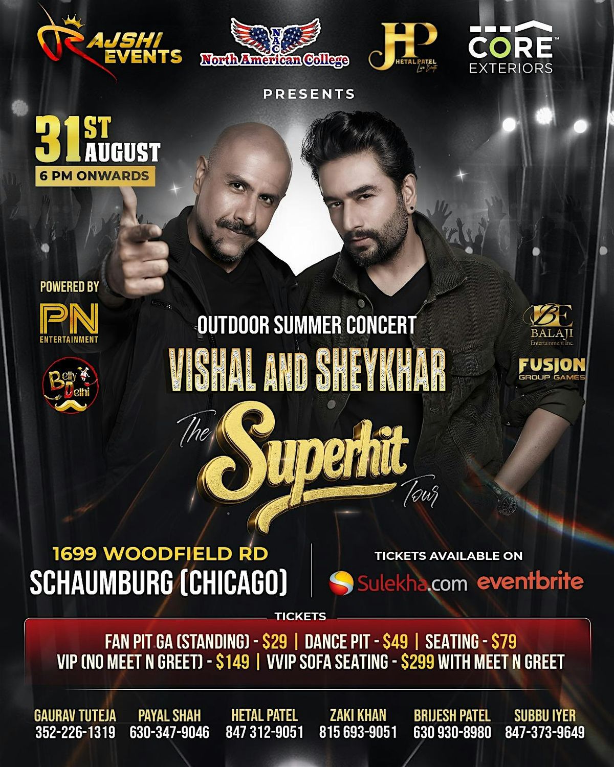 Vishal & Sheykhar The Superhit Tour
