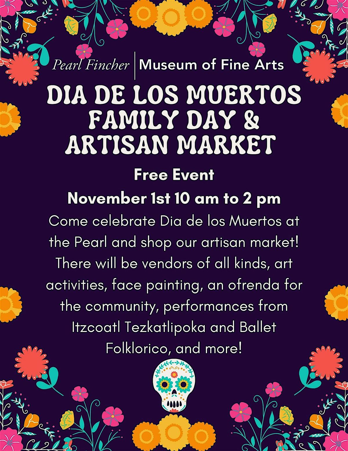 Dia de los Muertos Family Day & Artisan Market