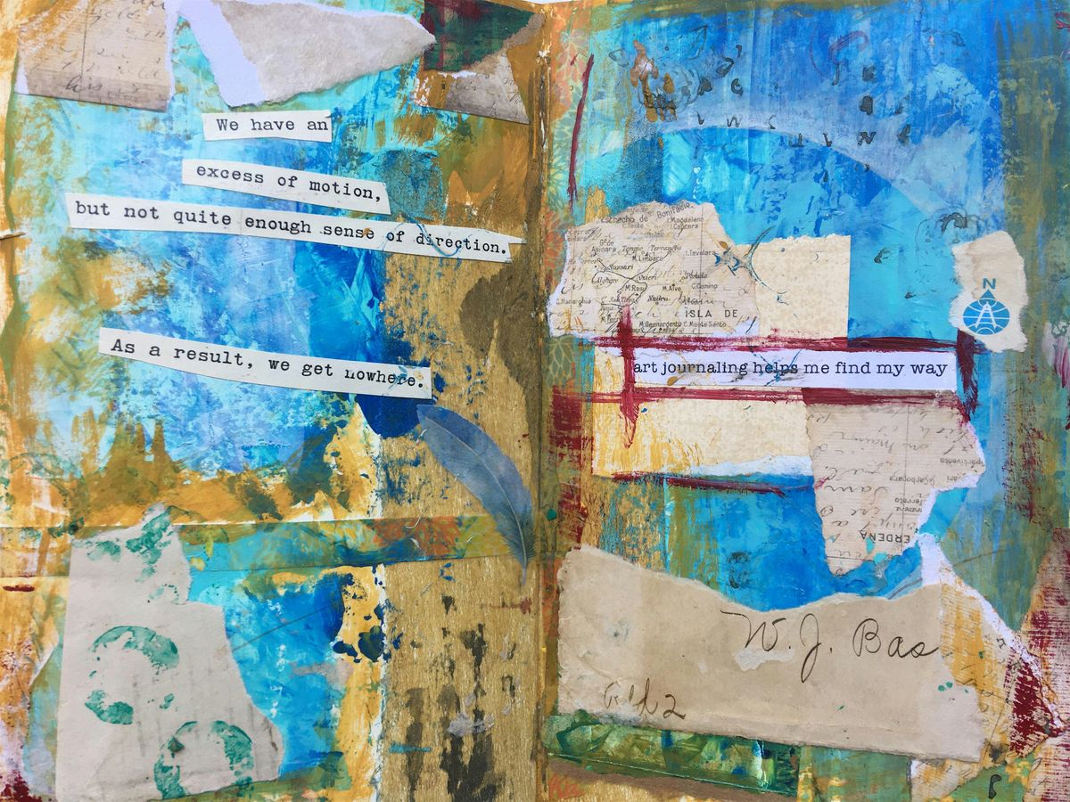 August  Open Art Journaling