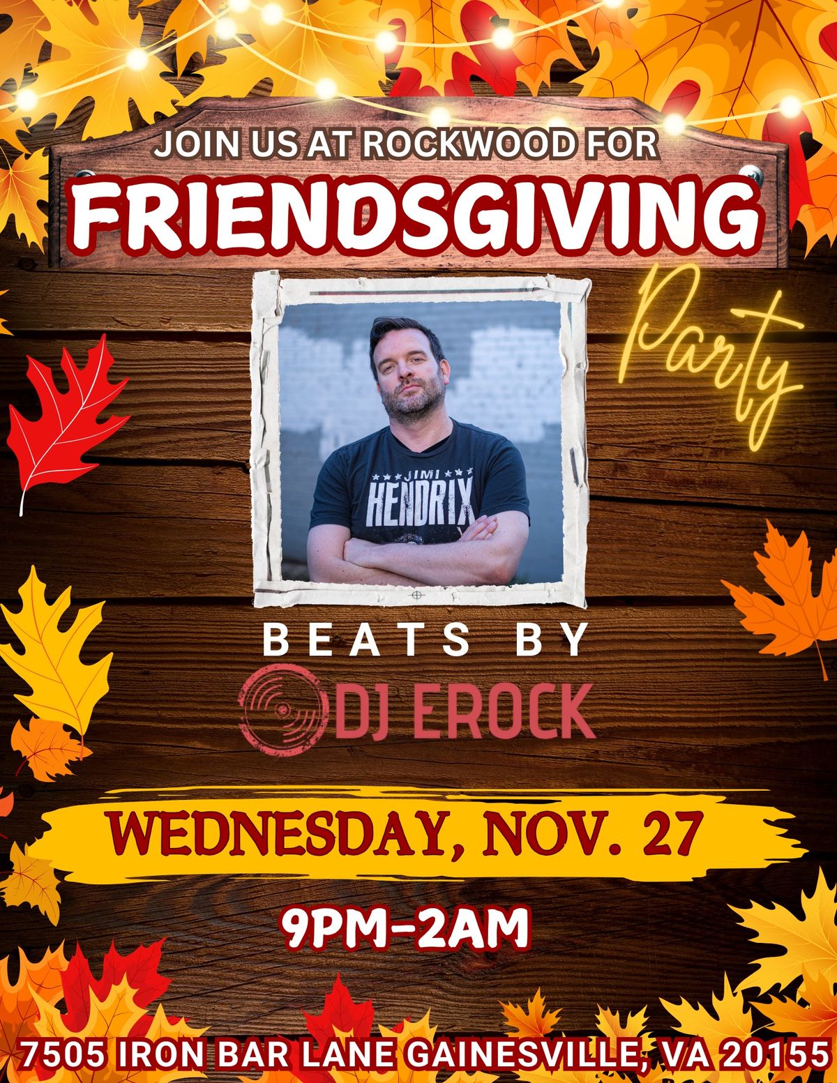 Friendsgiving Party @ Rockwood