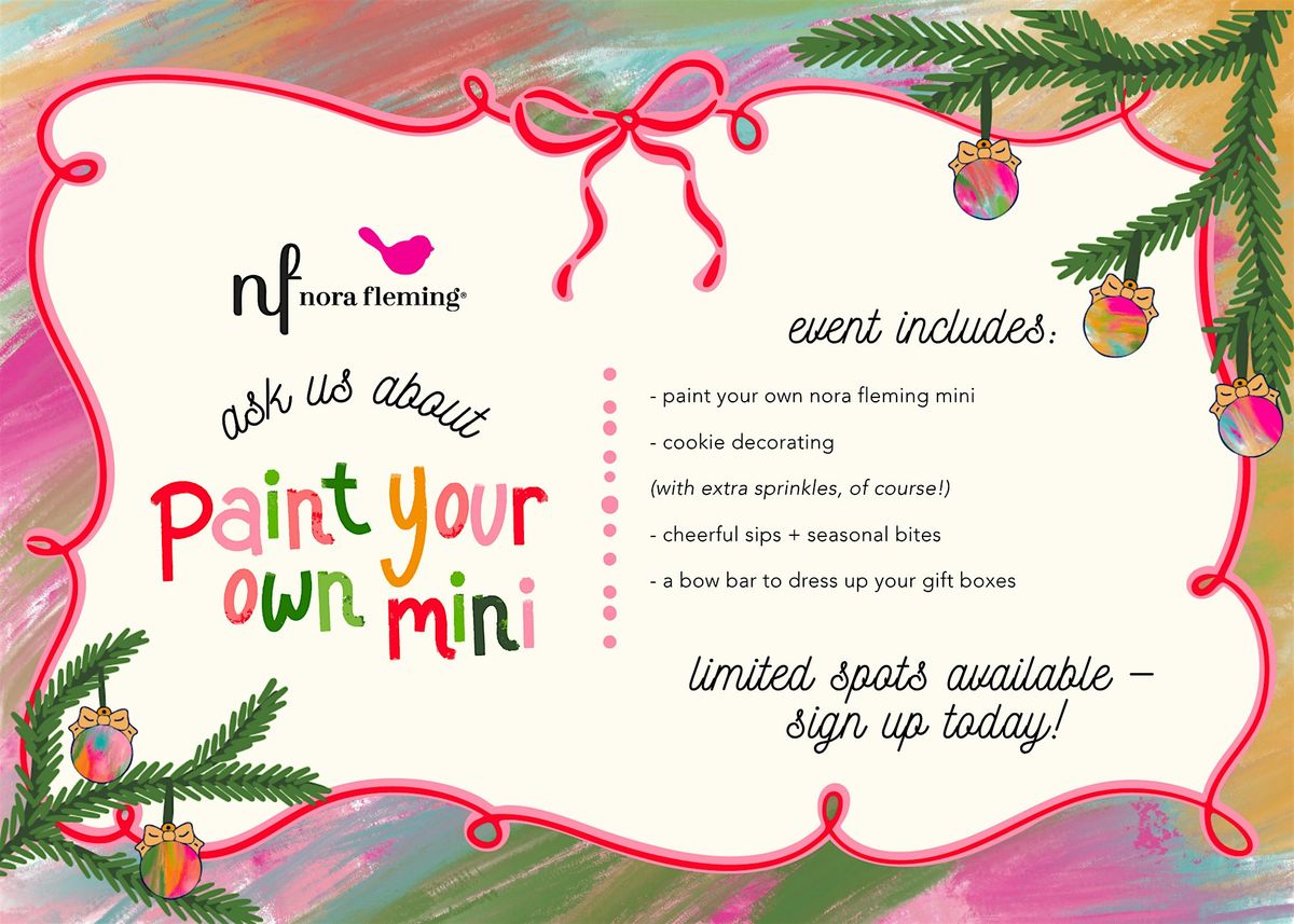 Nora Fleming Paint Party