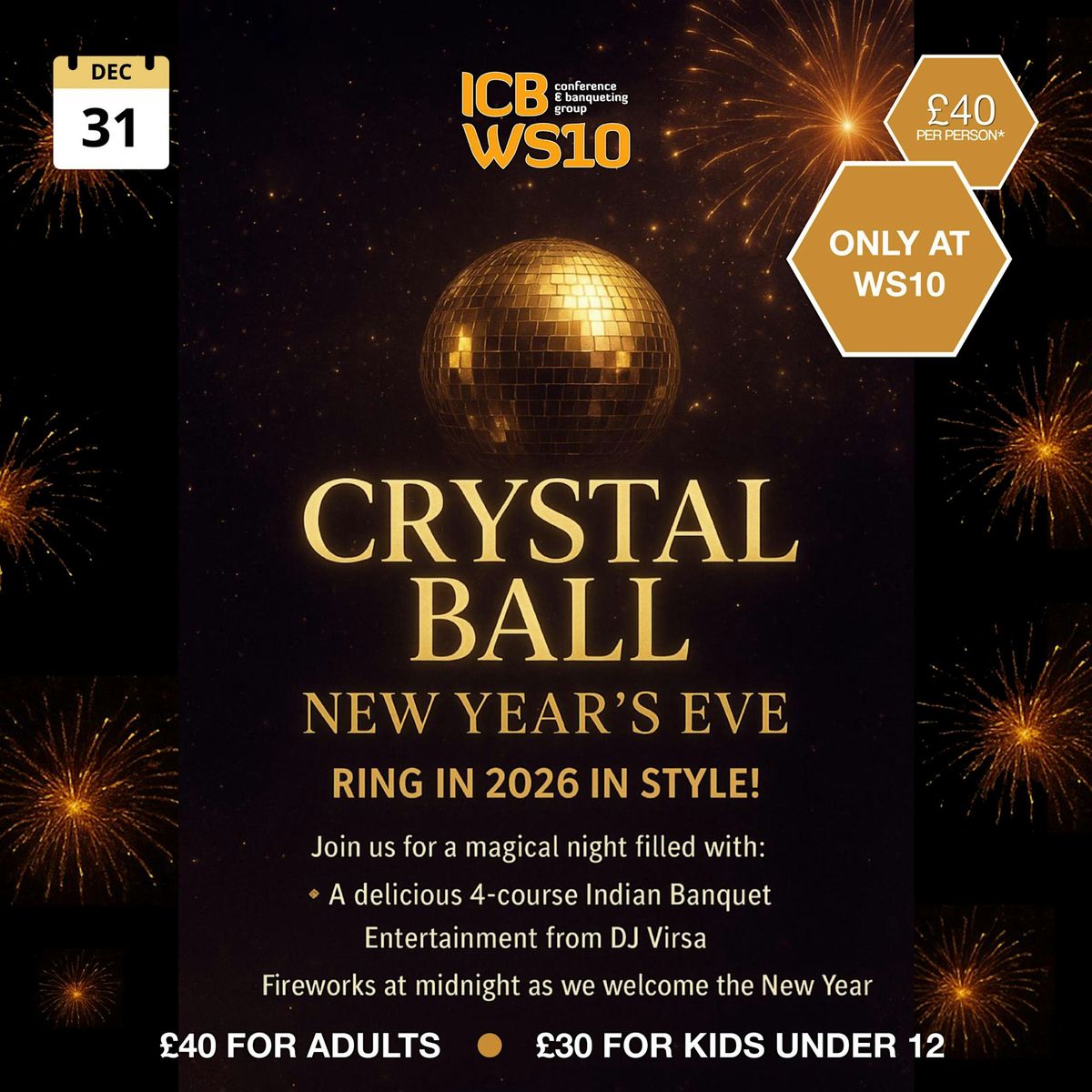 Crystal Ball New Year's Eve!
