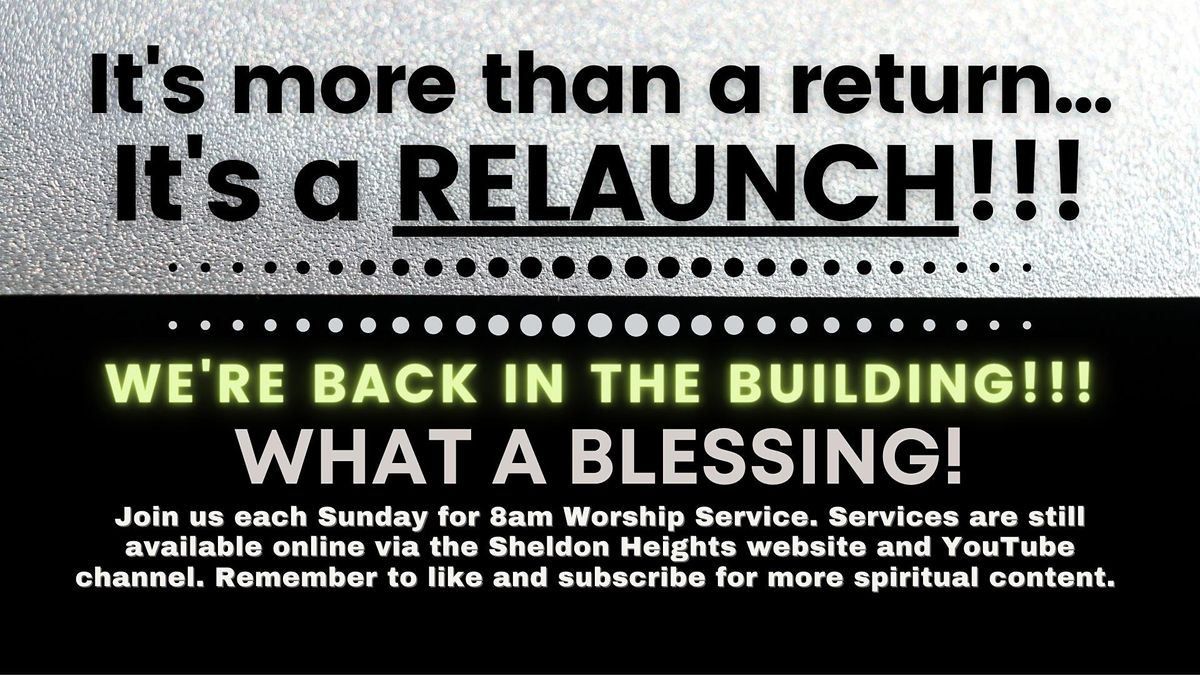 Sunday, August 1st 8am Worship Service