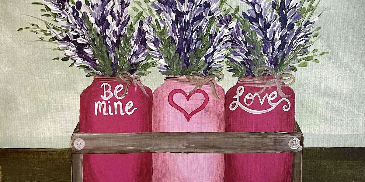 Be Mine Blooms - Paint and Sip by Classpop!\u2122