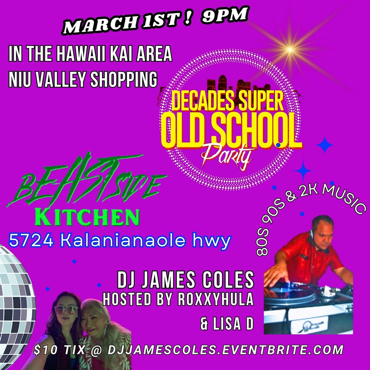 DECADES  HAWAII KAI OLD SCHOOL  PARTY (DJ JAMES COLES)