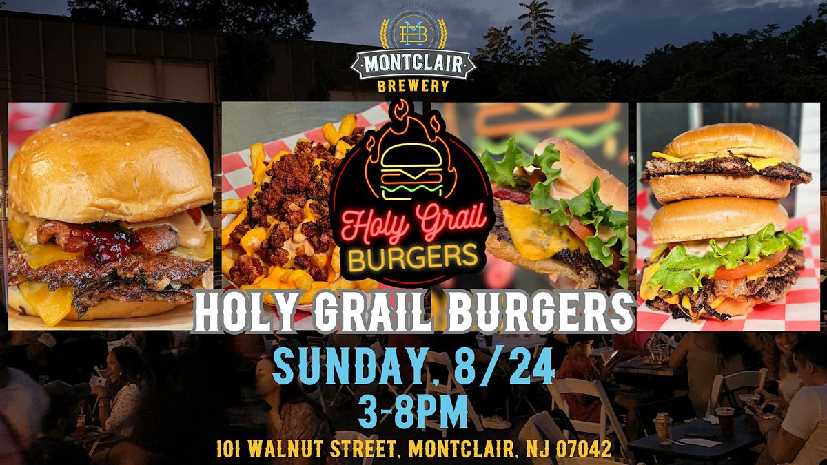 Holy Grail Burgers at Montclair Brewery