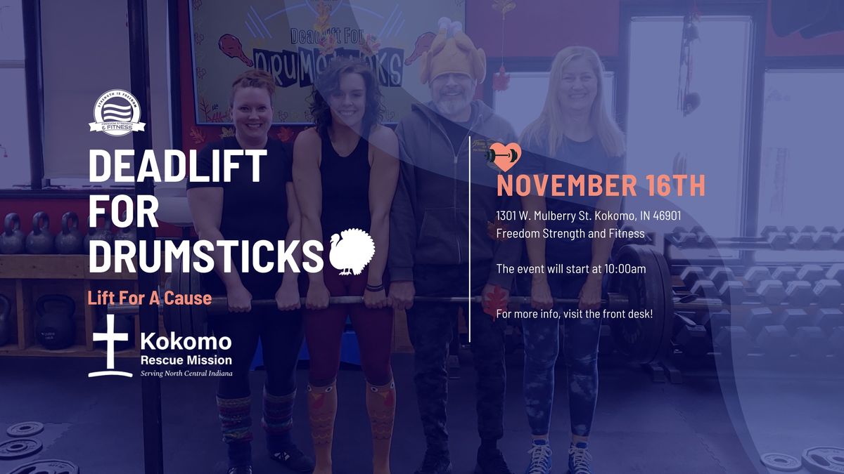 Deadlift For Drumsticks - Charity Event