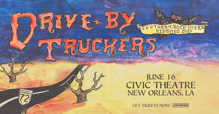 Drive-By Truckers - Southern Rock Opera Revisited 2024 at Civic Theatre \/\/ New Orleans