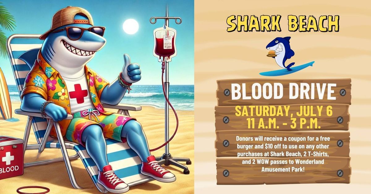 Shark Beach Blood Drive